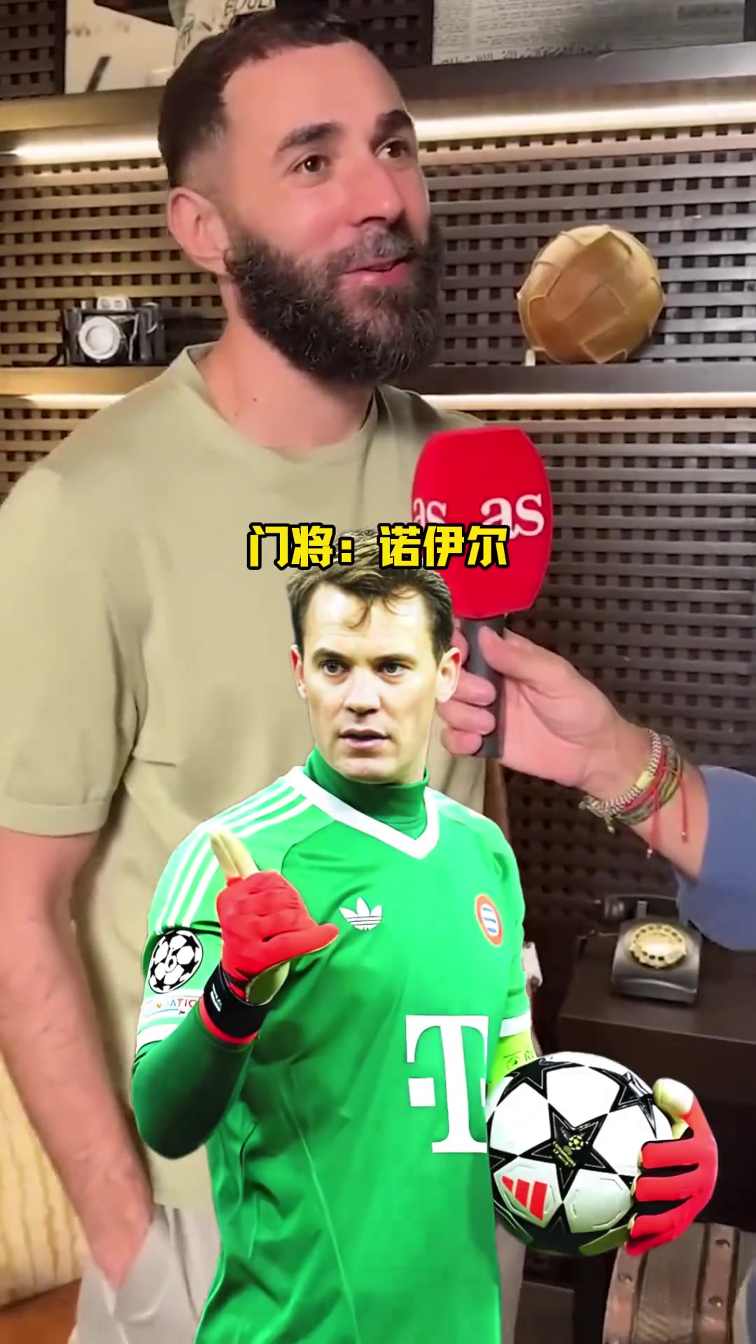 本泽马选最强十一人阵容梅西上榜无C罗